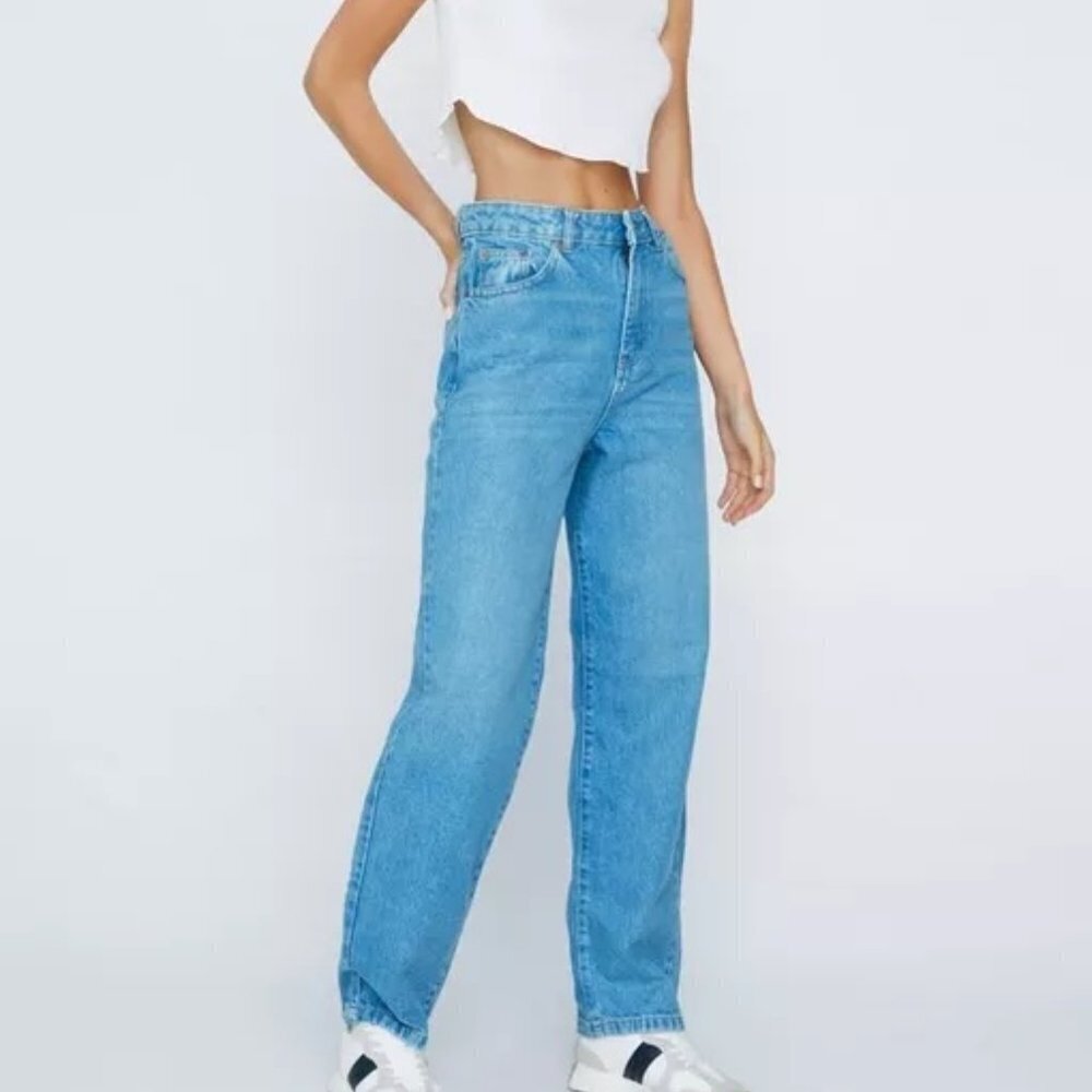 Nasty Gal High Waisted Boyfriend Jeans Sz 4